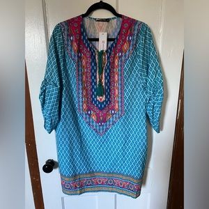 NWT!! Vibrant beach cover up